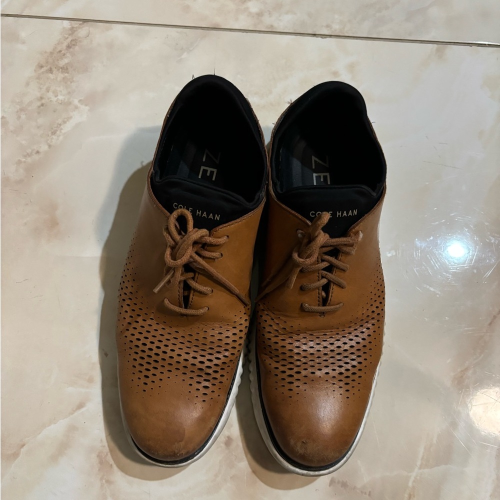 Cole Haan Men's Brown Leather Shoes